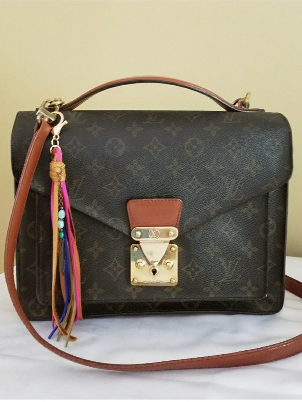 Authentic Louis Vuitton Monceau Crossbody